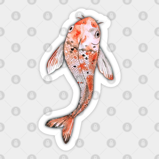 Koi Sticker by Bwiselizzy